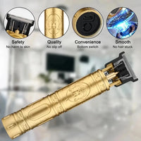 Vintage Hair Cutting Machine Cordless Trimmer portable USB Fast Charging Hair Clipper Electric Shaver Barber Professional Barber - Luxe Escape Shopping Mall 